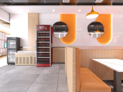 现代火锅店3D模型下载